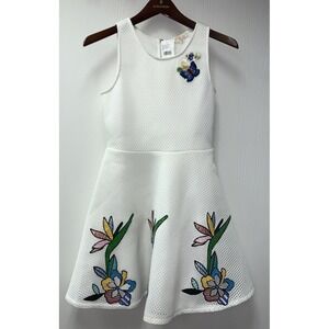 NEW sz 16 Truly Me Sara Sara Hannah Banana Stunning Floral Jeweled Girls Dress❤️